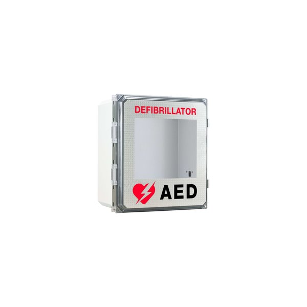 Cubix Safety Outdoor, Keypad-Alarmed AED Cabient OWC-n